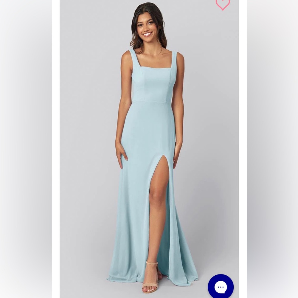 Kennedy Blue Jay Bridesmaid Dress in Sea Glass Size 4